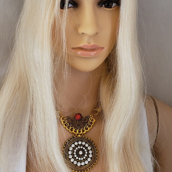 16″ Human Hair Topper Hair Piece for Women #613 - Picture 2 of 7